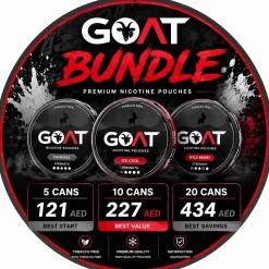 GOAT  Bundle Pack – Premium Nicotine Pouches