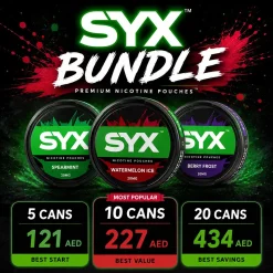 SYX Bundle Pack – Premium Nicotine Pouches